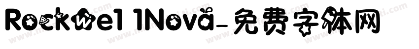 Rockwe1 1Nova字体转换